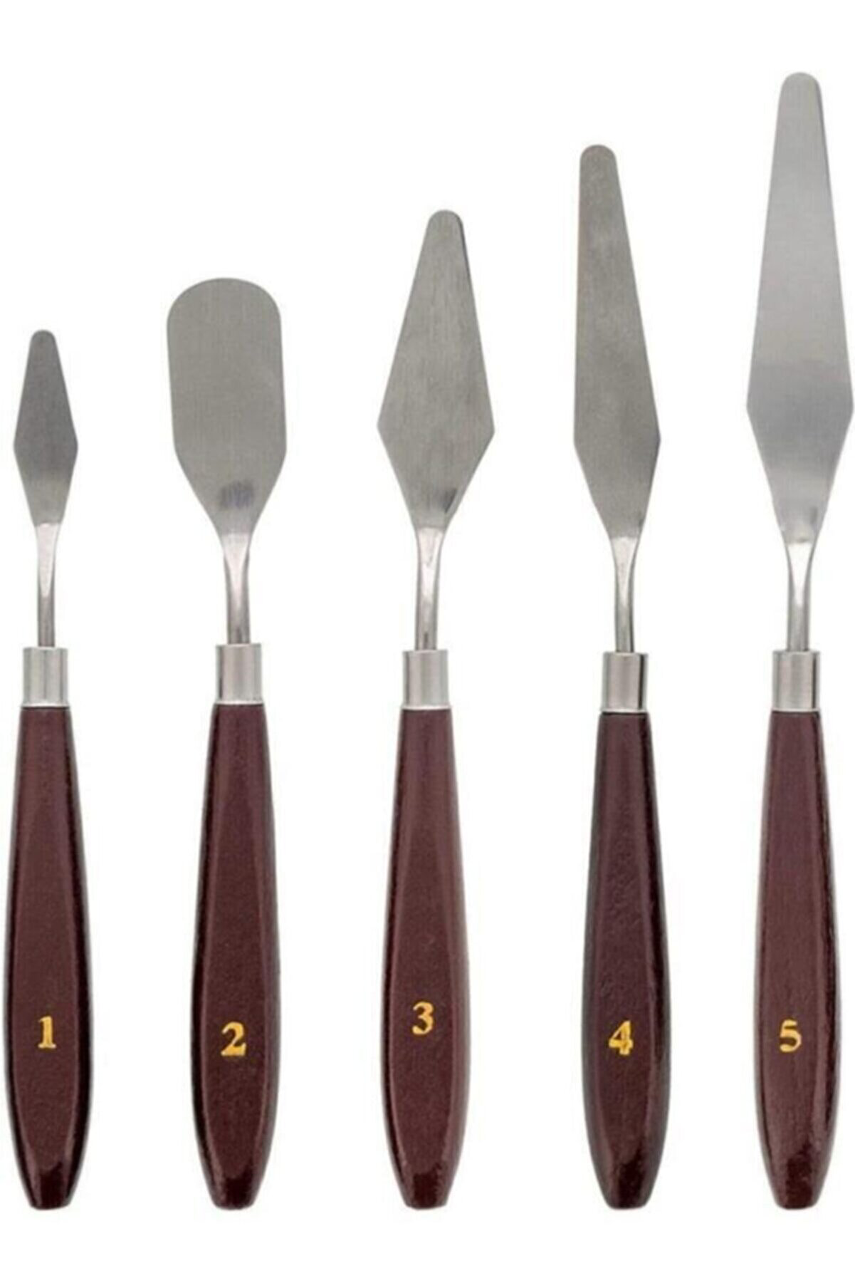Limmy Resim Spatula Seti, Metal Spatula 5'Li (Painting Knife)