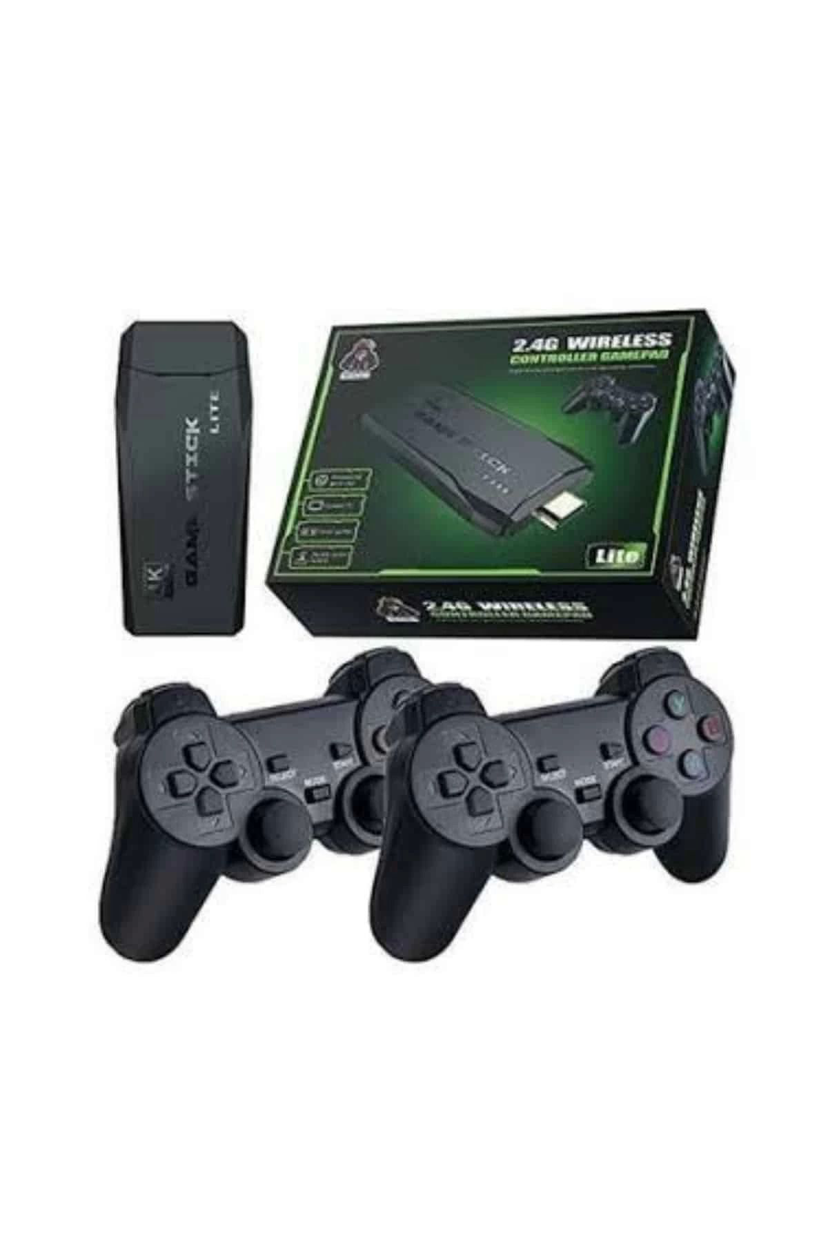 Yusuftex Retro Game Stick Çift Kol Kablosuz Atari Oyun Konsolu 2.4G Uyumlu
