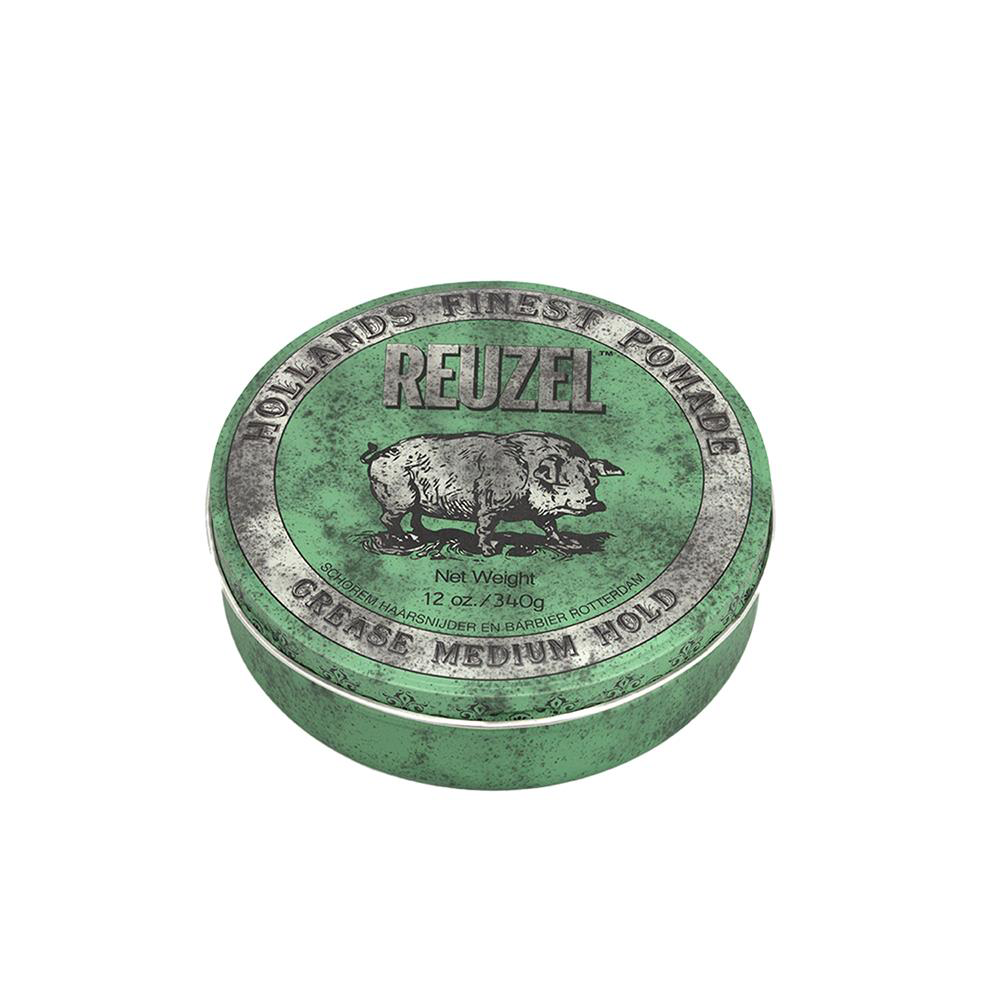 Reuzel  Green Pomade Grease Kalin Telli Ve Kivircik Saçlar İçin 34