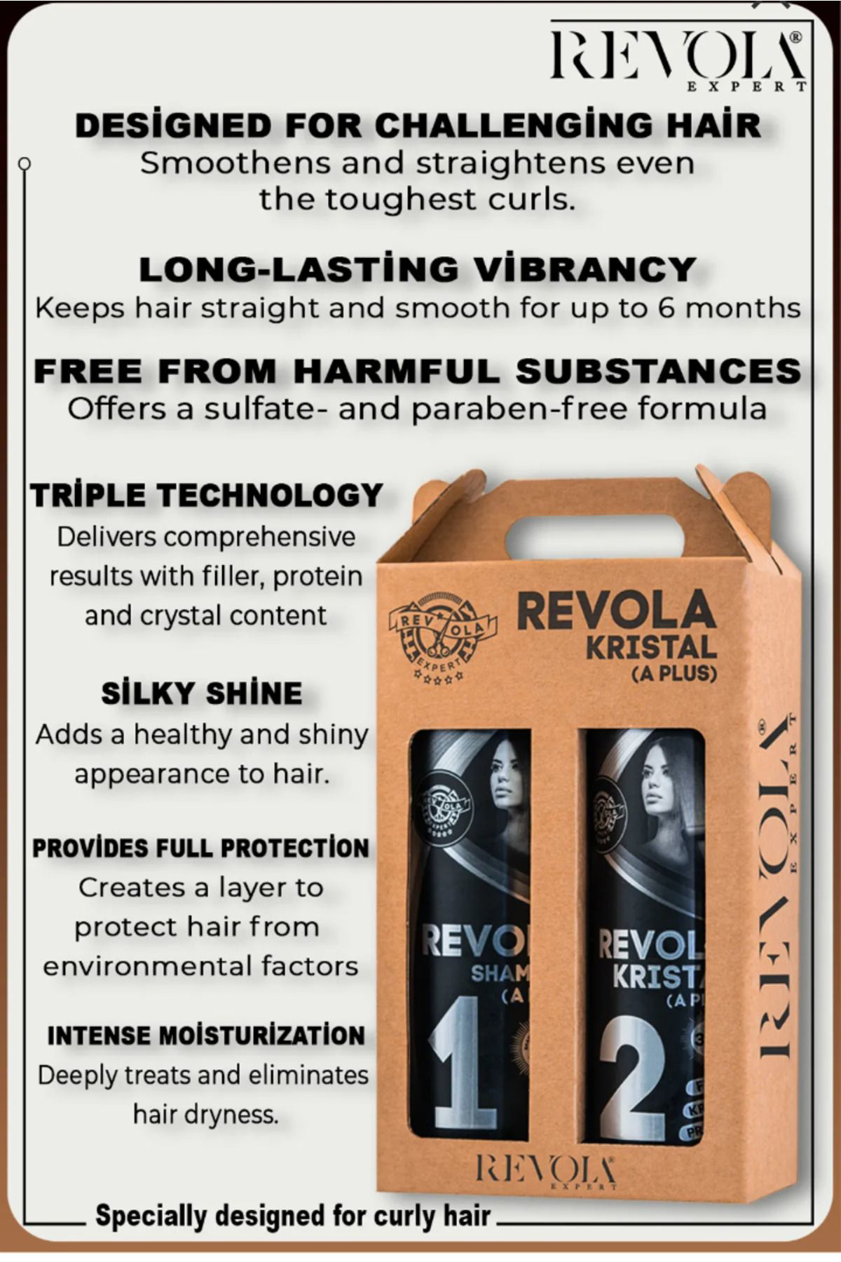Revaih Revola Keratin Set 1000Ml Kalici Fön Brezilya Fön