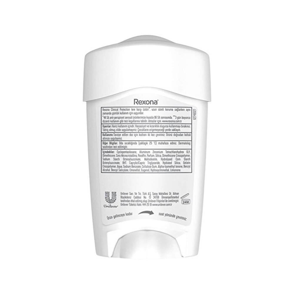 Rexona  Clinical Protection Confidence Kadin Stick Deodorant 45Ml