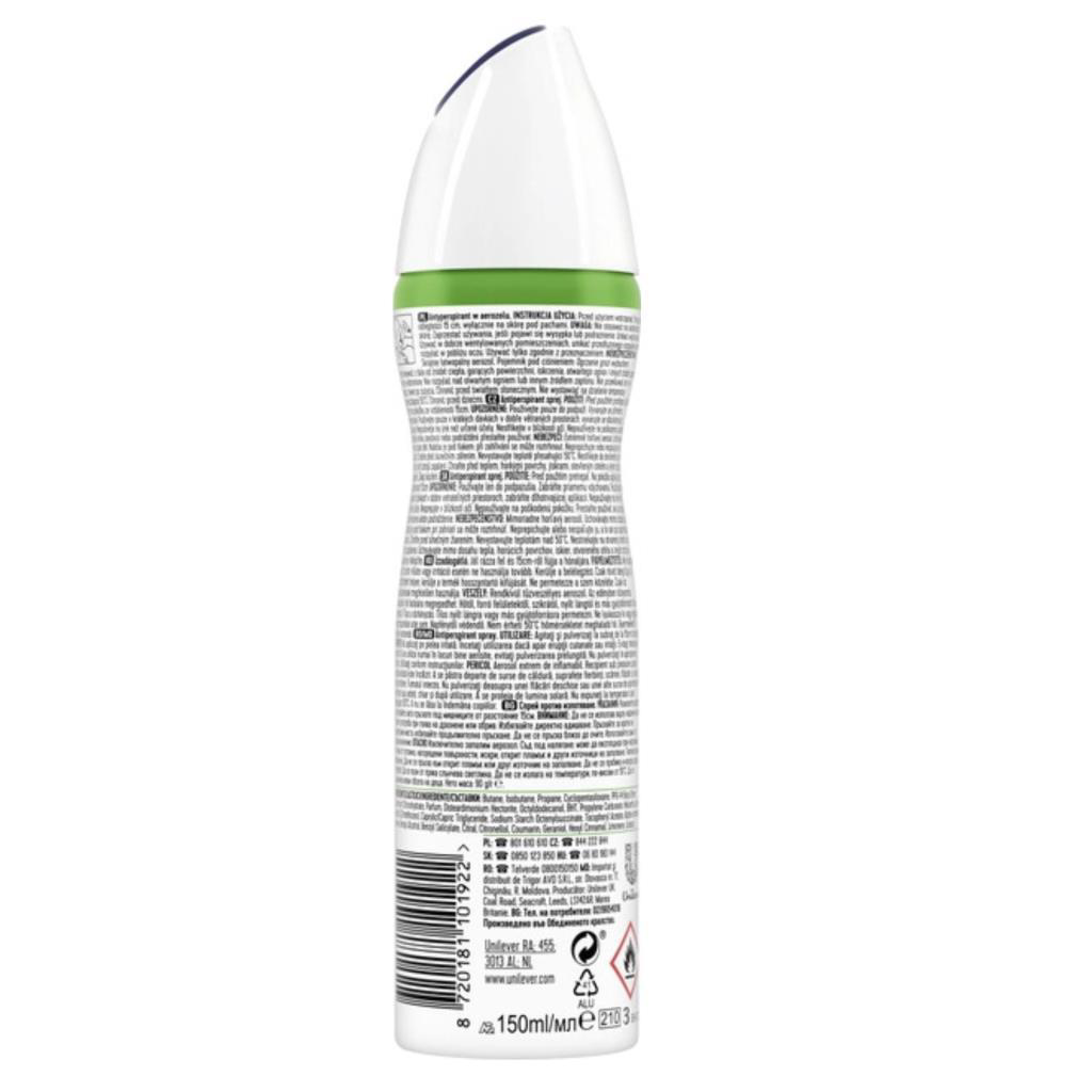 Rexona  Women Deo 150 Ml İnvisible Fresh Power 48 Saat Kesintisiz 