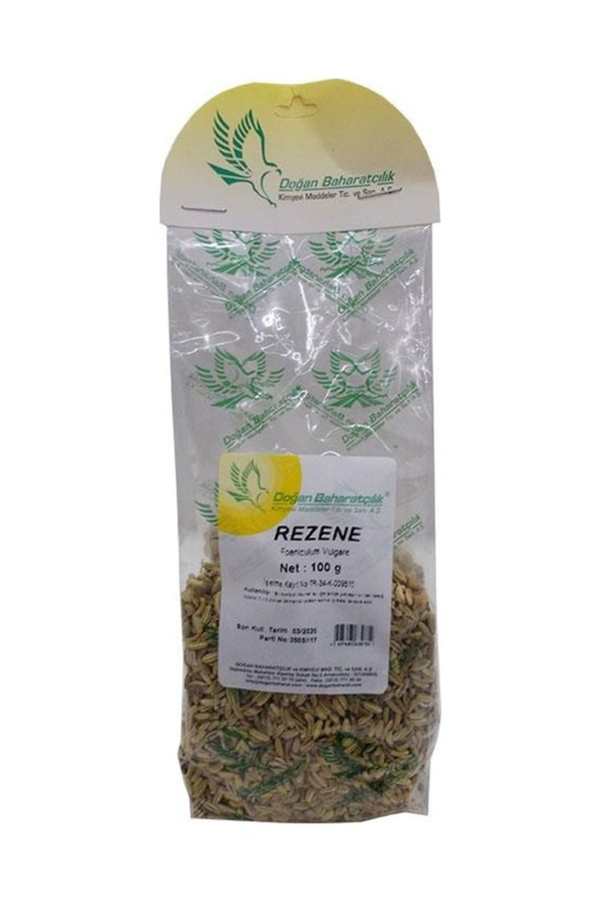 Doğan Baharatçilik Rezene 100 Gr