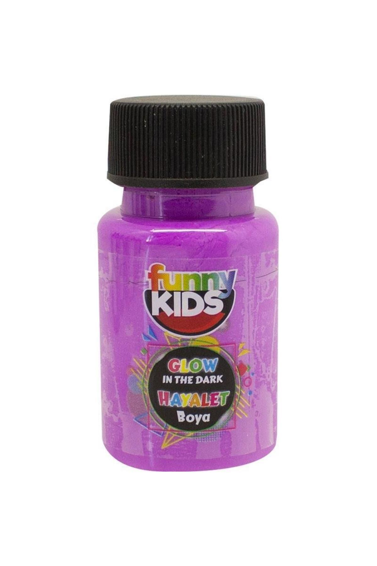 Vale Rich 4486 Mor Funny Kids Glow İn The Dark Hayalet Boya 50 Cc