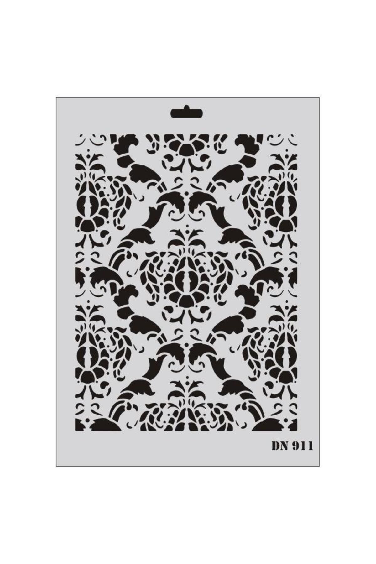 Purple Secret Rich Dantel Seri Dn-911 Stencil 35X25 Cm