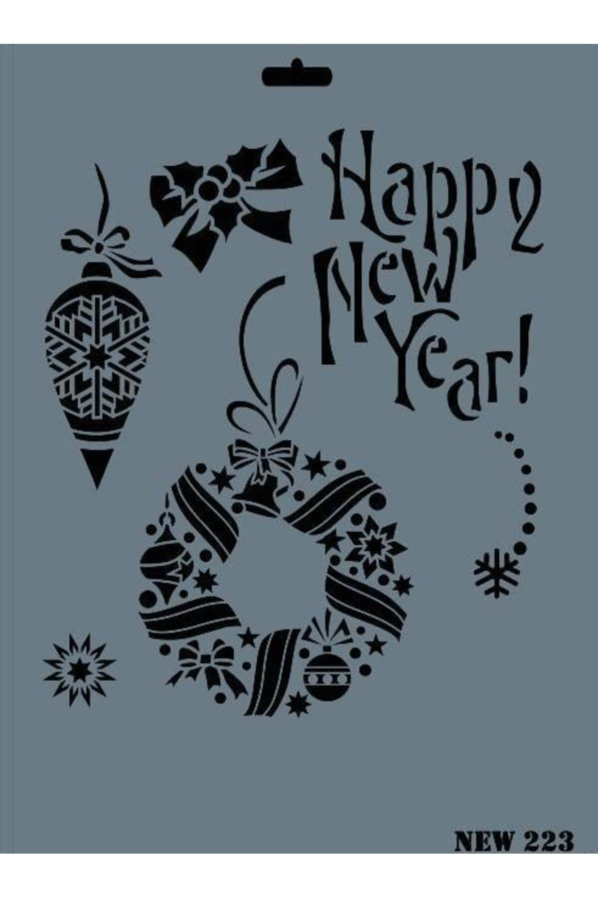 K&A Rich New Seri N-223 Stencil 35X25 Cm