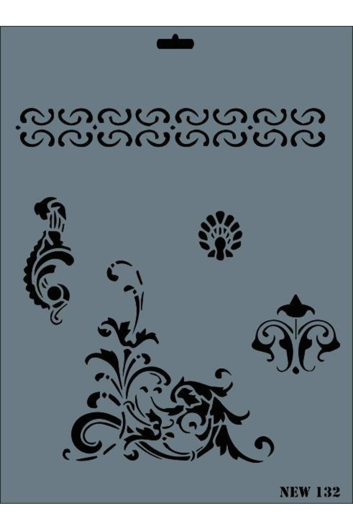Karce Rich New Seri N-132 Stencil 35X25 Cm