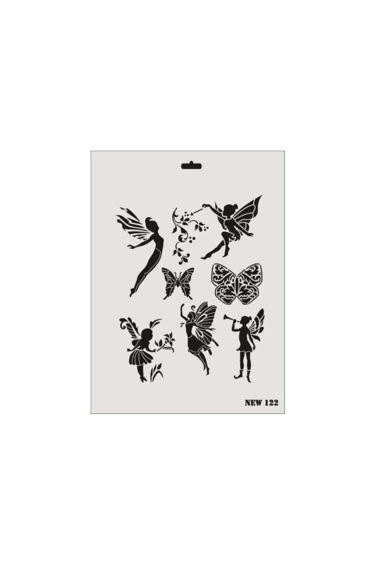 K&A Rich New Seri N-122 Stencil 35X25 Cm