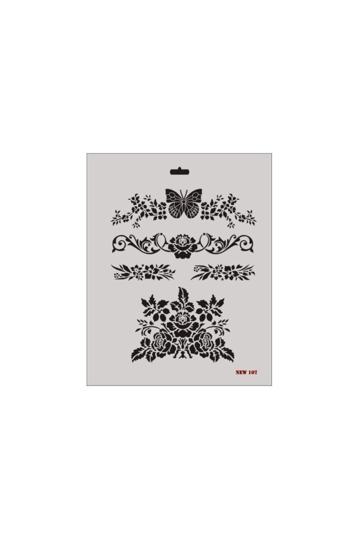 K&A Rich New Seri N-107 Stencil 35X25 Cm