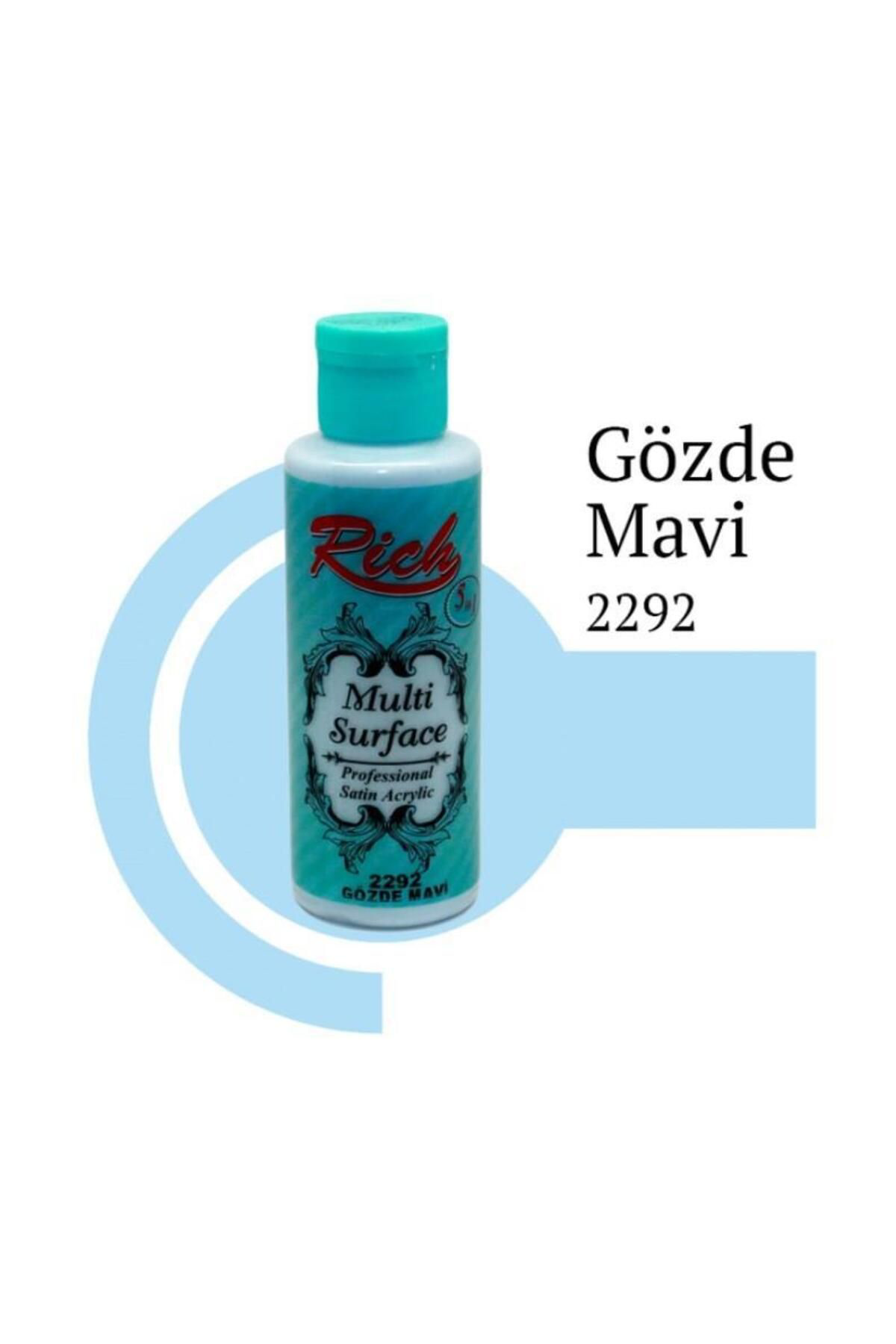 K&A Riculti Surface 2292 Gözde Mavi Akrilik Boya 120 Cc