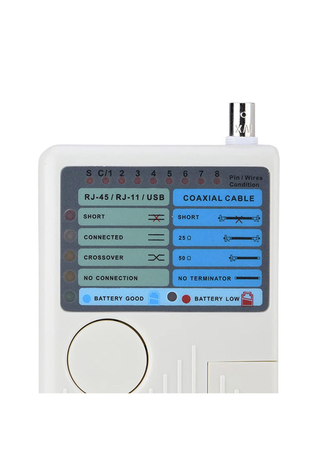 Ok Aksesuar Rj11+Rj45+Usb+Bnc Kablo Test Cihazi  Go50606192430