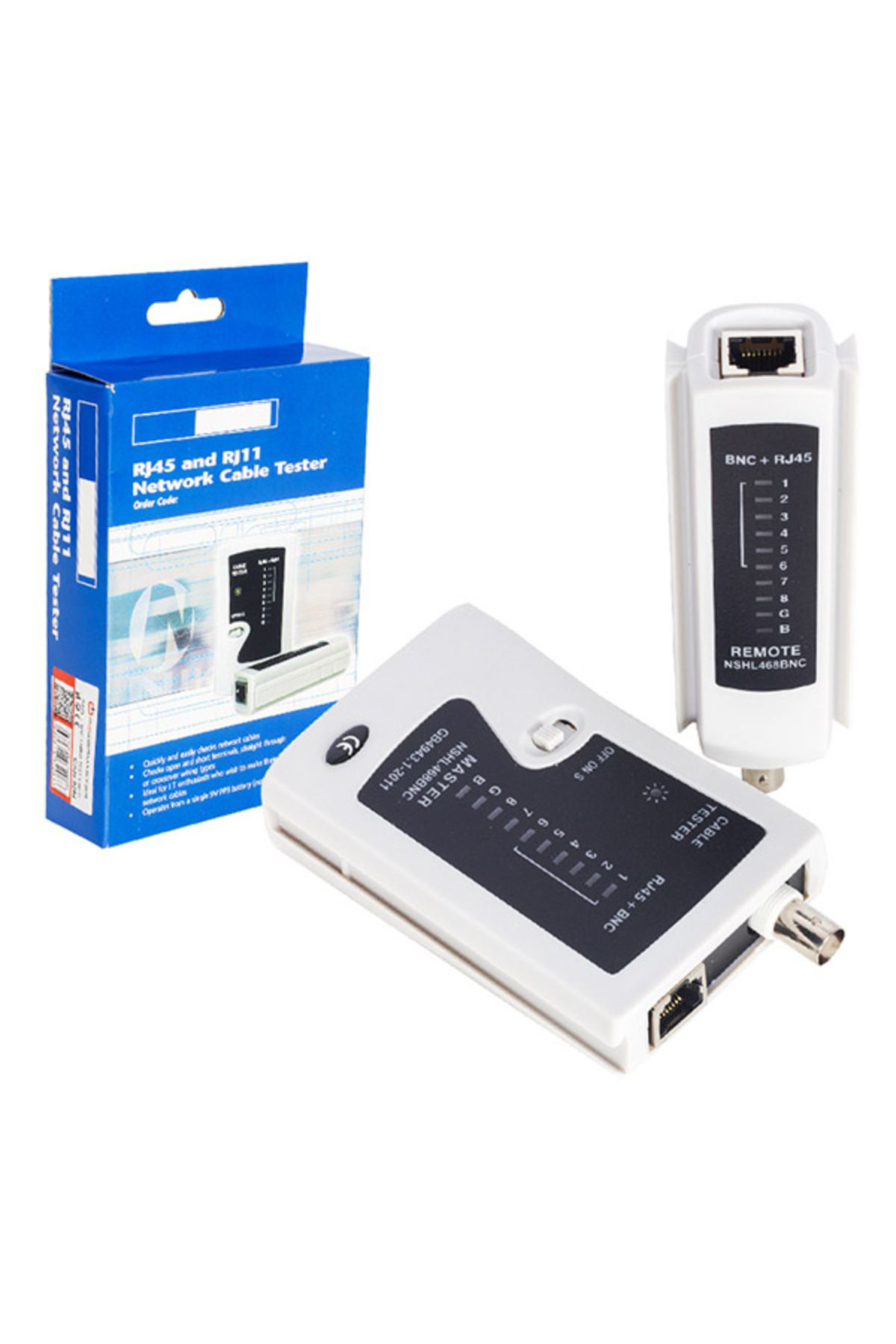 Ok Aksesuar Rj45 - Bnc Network Kablo Test Cihazi  Go50601265480
