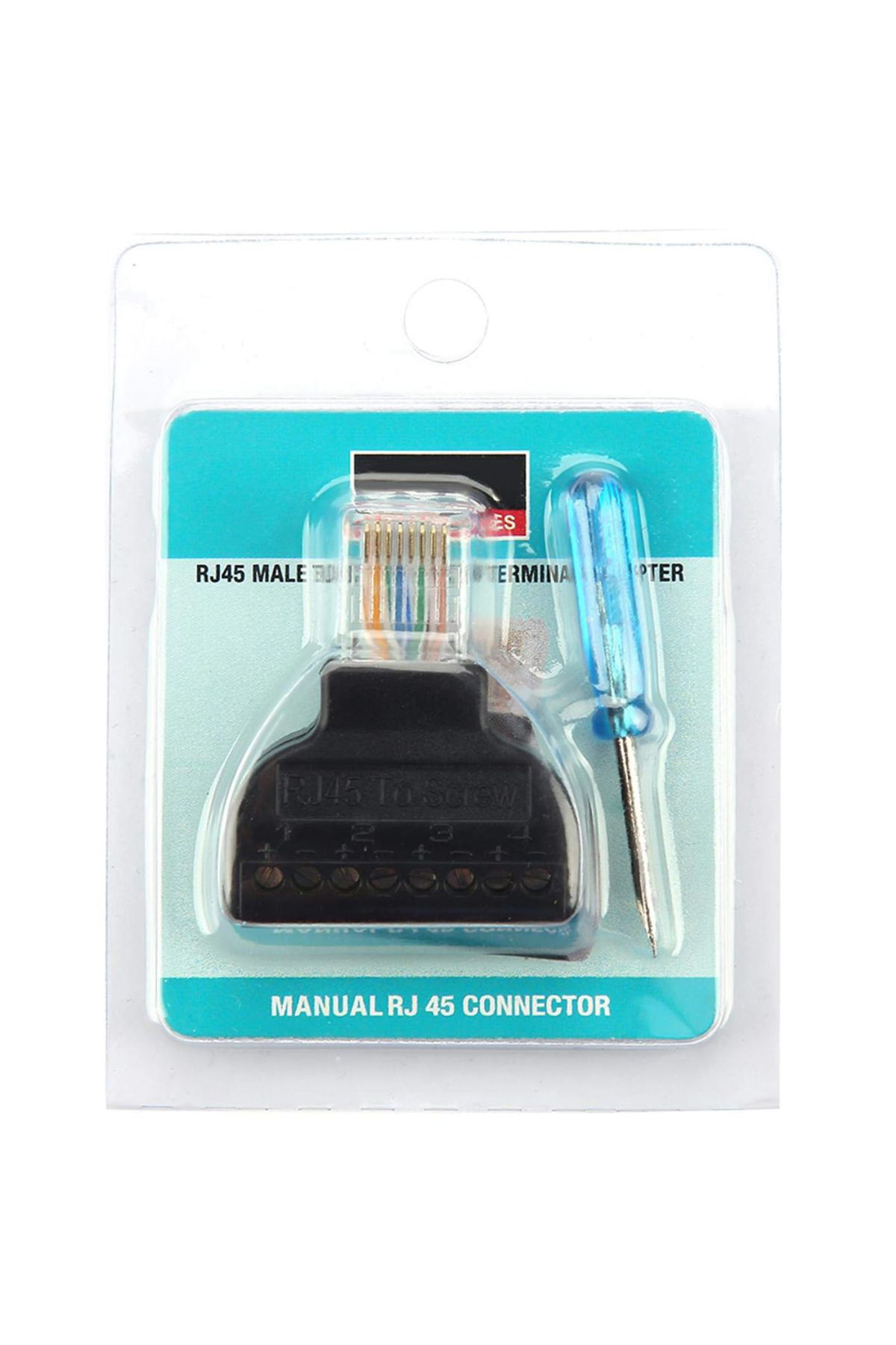 Ok Aksesuar Rj45 To 8 Pin Screw Terminal Çevirici Go506089mt-24267