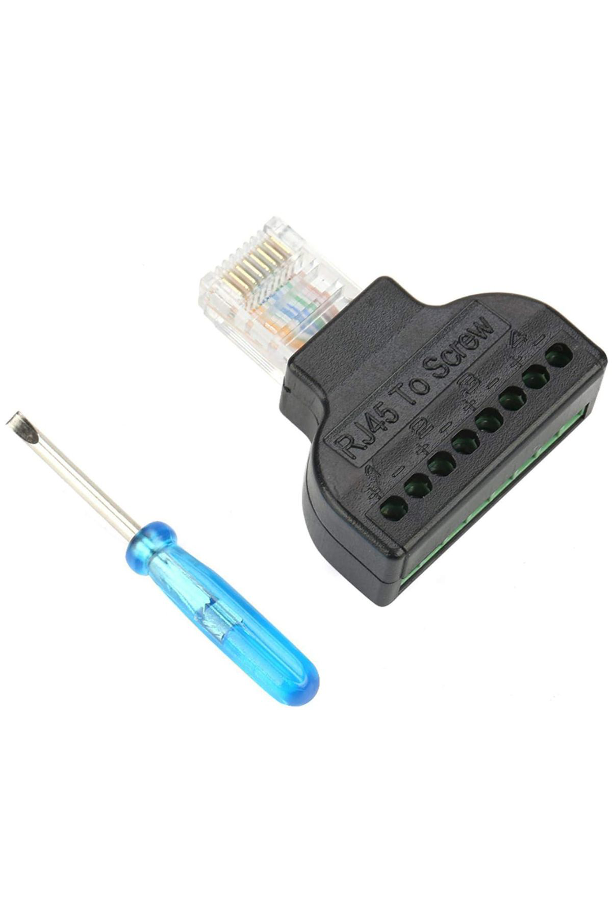 Ok Aksesuar Rj45 To 8 Pin Screw Terminal Çevirici Go506089mt-24267