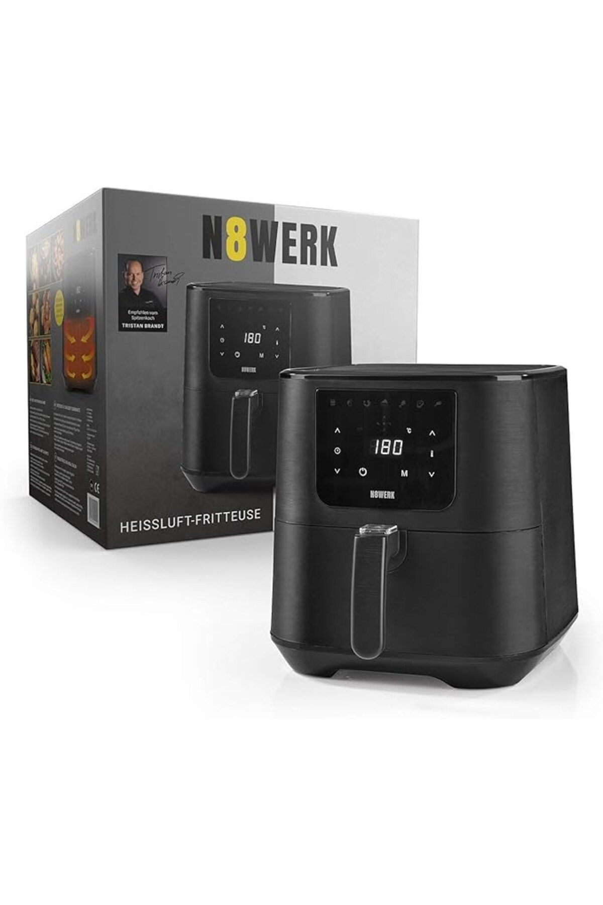 Fakir Robert Rs 770 Akilli Robot Süpürge + N8werk Airfryer 5.5 Lt Yağsi