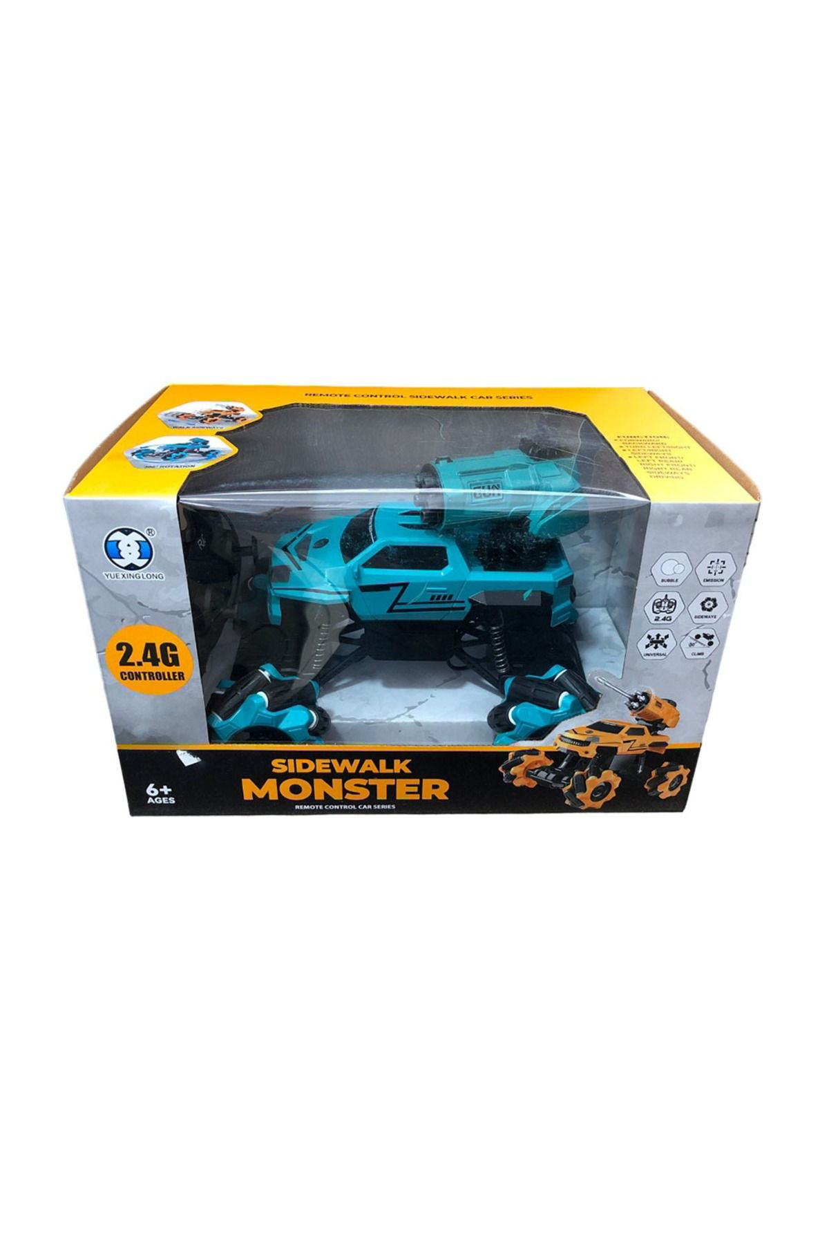 Oyuncak Store Rock Crawler Drift Usb Şarjli Uzaktan Kumandali Ok Atan Jeep Mavi