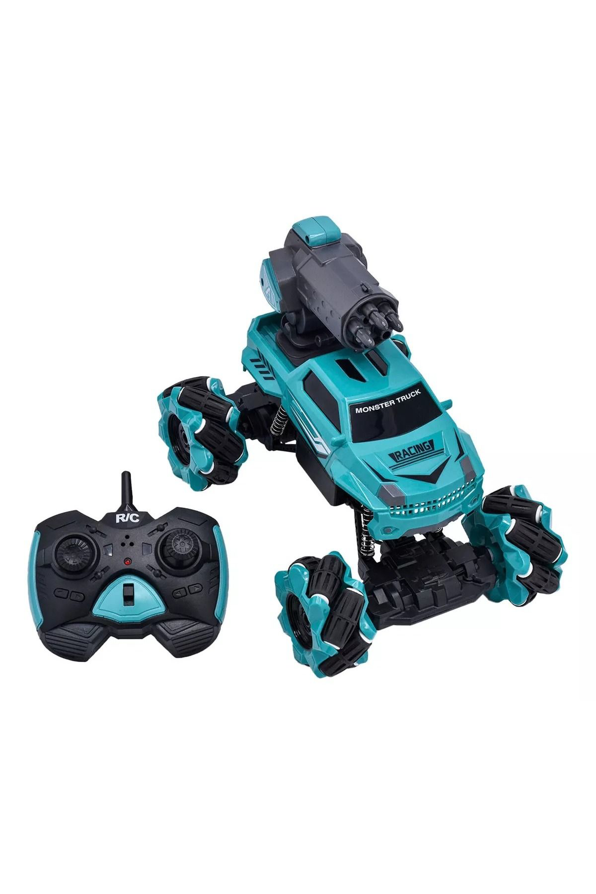 Oyuncak Store Rock Crawler Drift Usb Şarjli Uzaktan Kumandali Ok Atan Jeep Mavi