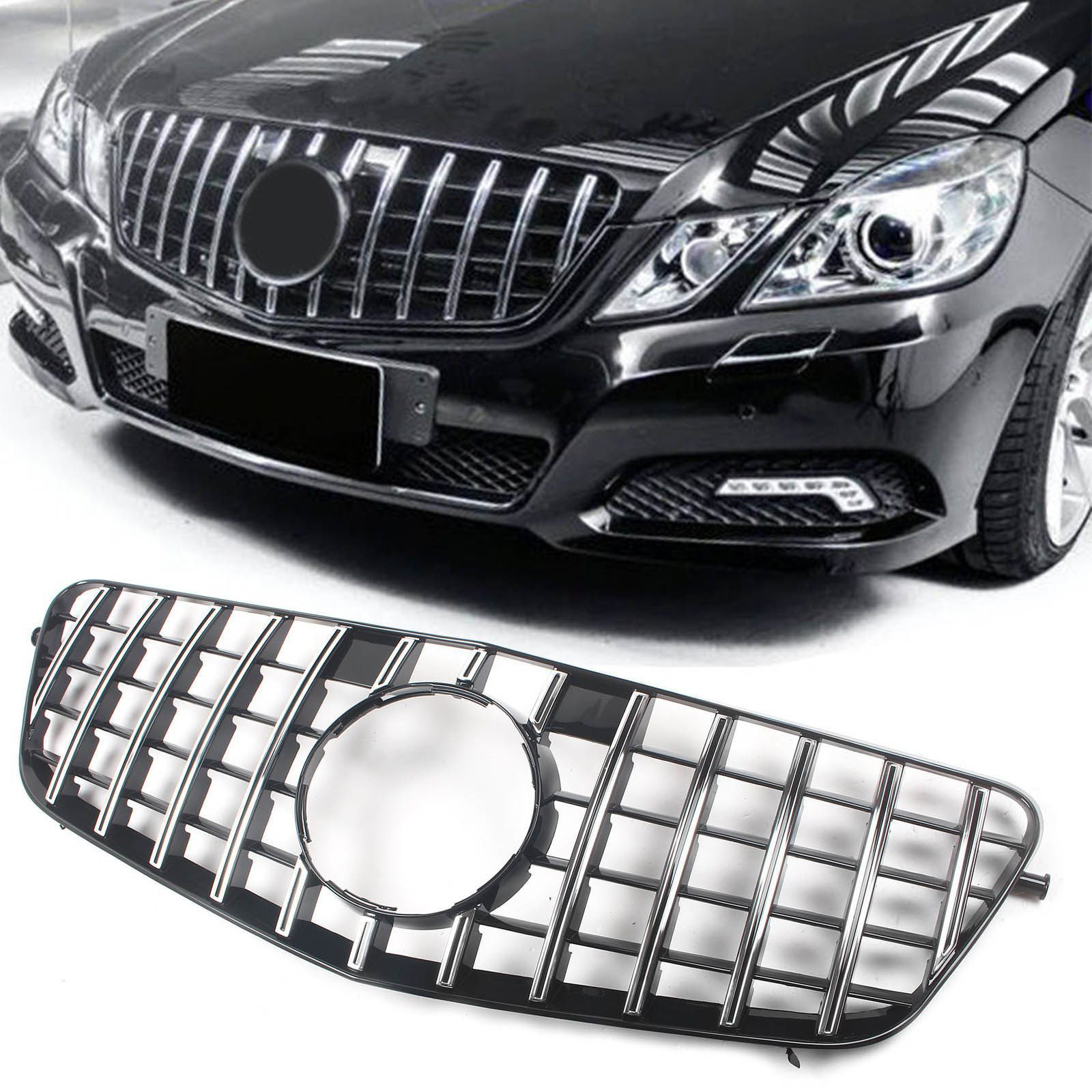 Drs Tuning S-Dizayn Mercedes E-Class W212 Ön Panjur Krom Gtr Model 2009-2013