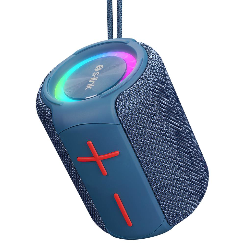 S-link SL-S79 Roll Mavi 6W 1200mAh USB-TF-TWS-IPX5 Bluetooth Hopa