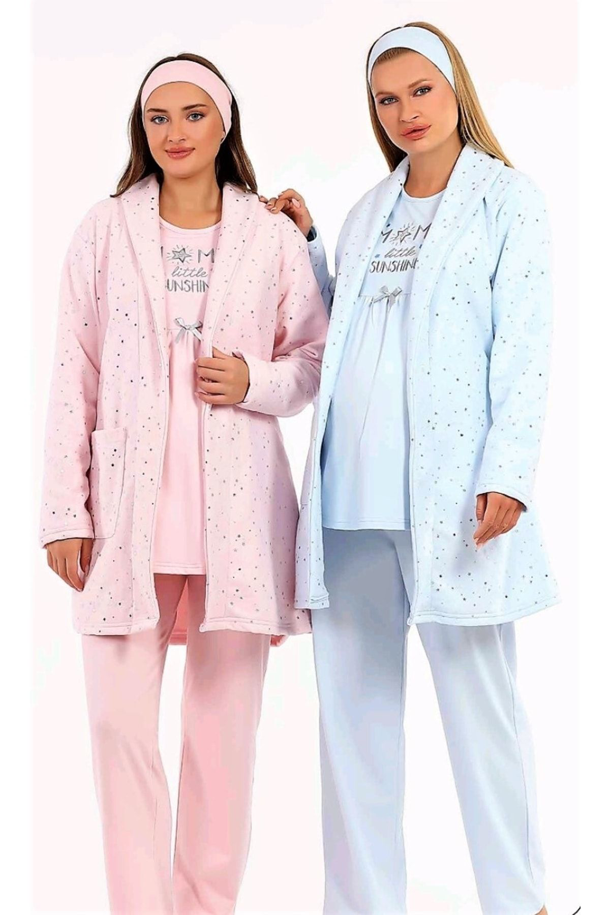 Baha Sabahlikli Loğusa Pijama Takimi Yeni Sezon