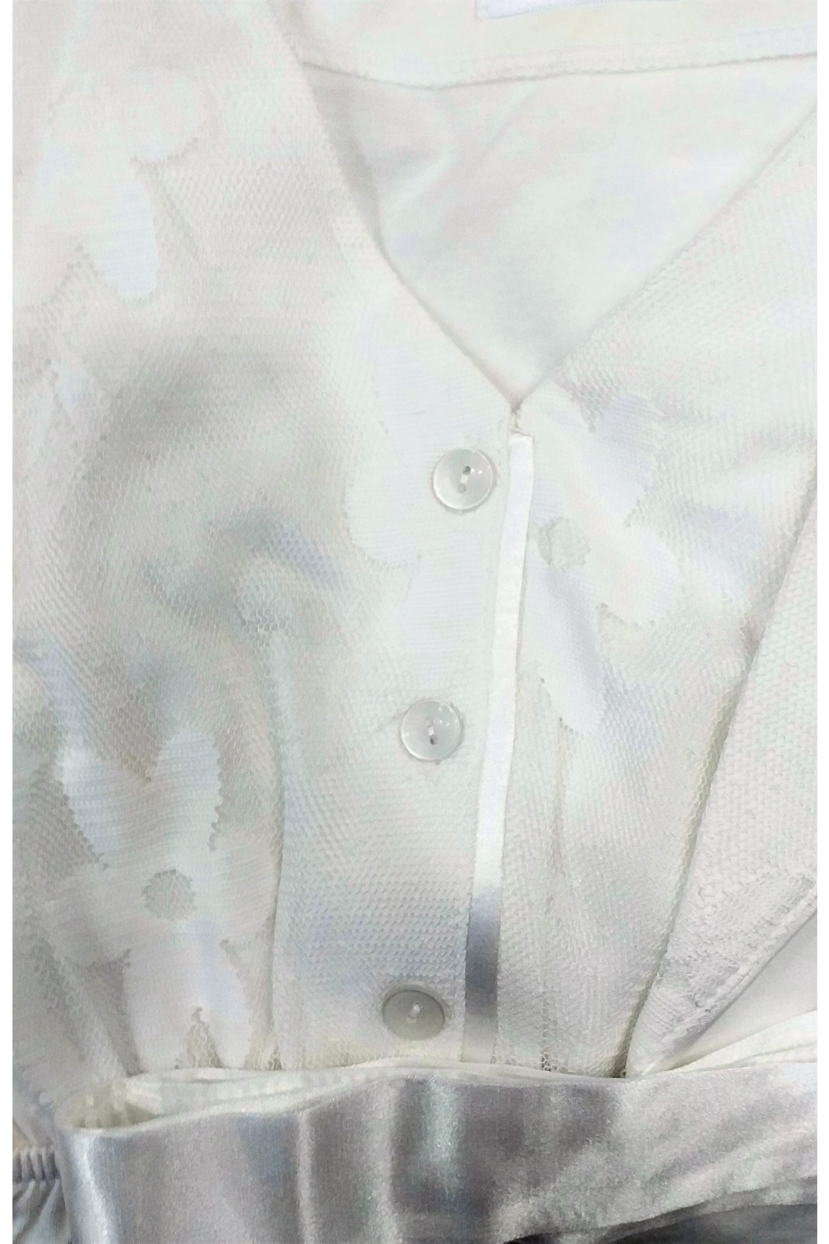 Flz Sabahlikli Lohusa Pijama Takimi Ekru