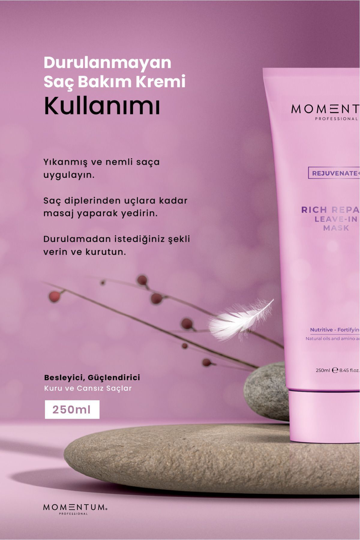 Momentum Saç Bakim Kremi Durulanmayan Rich Repair 250 Ml