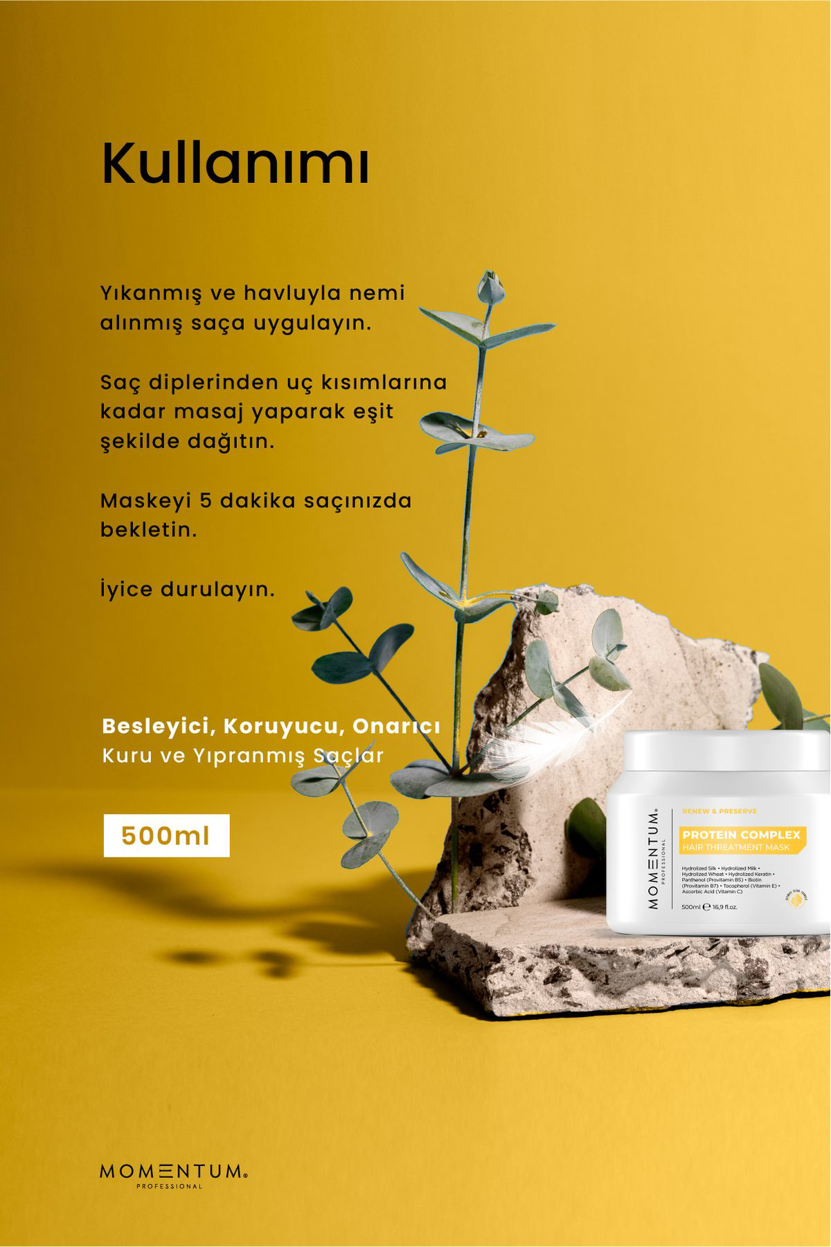 Momentum Saç Bakim Maskesi Protein Complex Mask 500 Ml