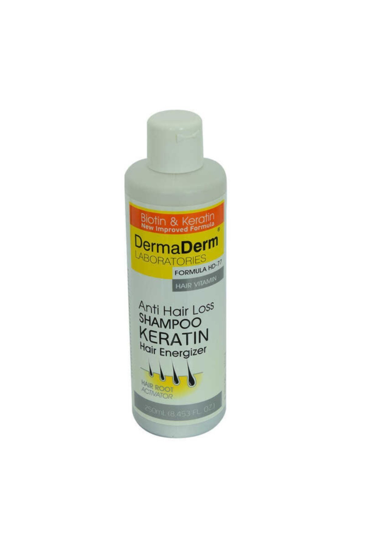 Dermaderm Saç Dökülmesine Karşi Keratin Biotin Ve Vitaminli Şampuan 250 Ml