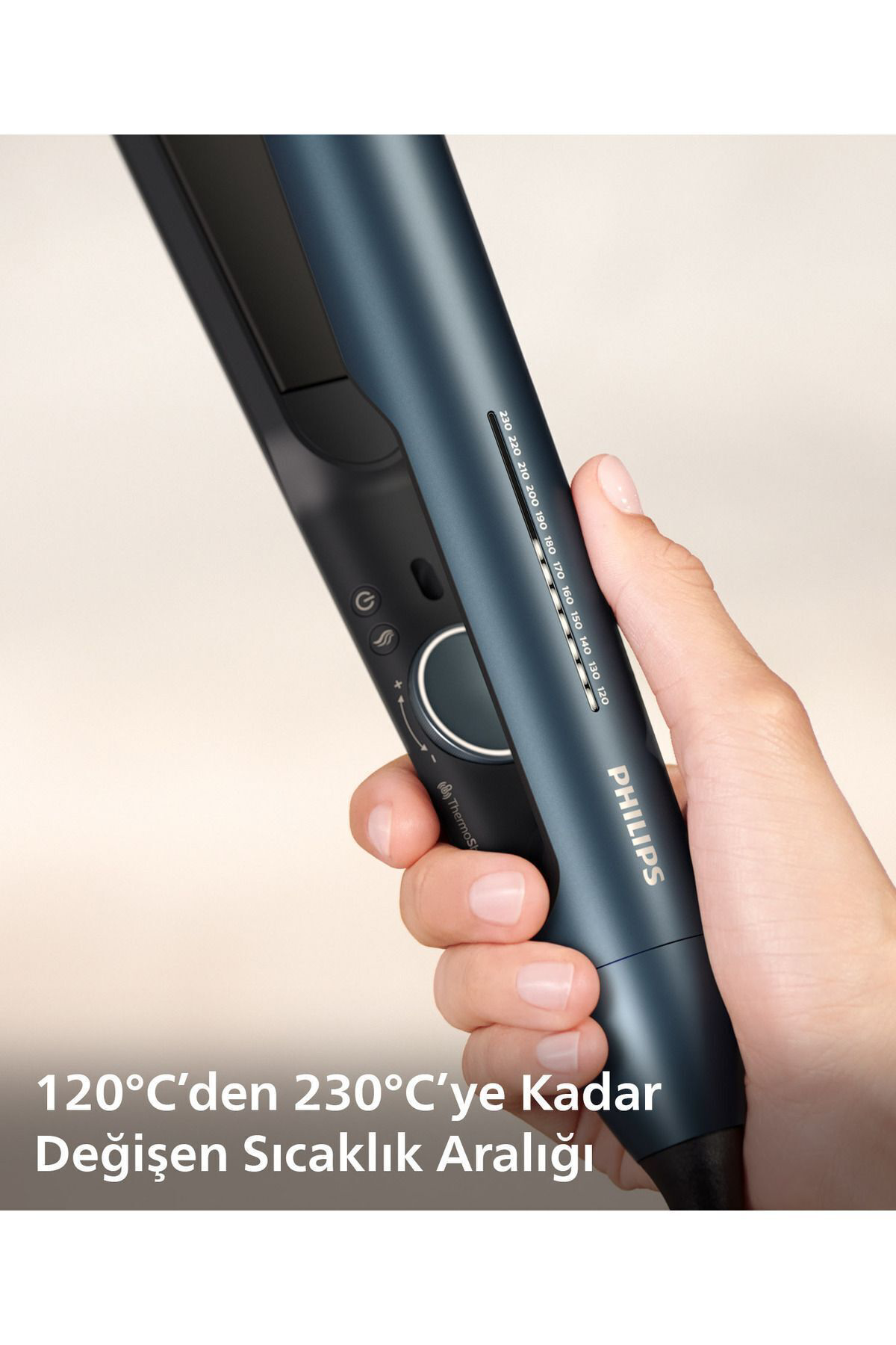 Philips Saç Düzleştirici Bhs732/00,Bukle Özelliği,Argan Yaği Katkili,Uv K