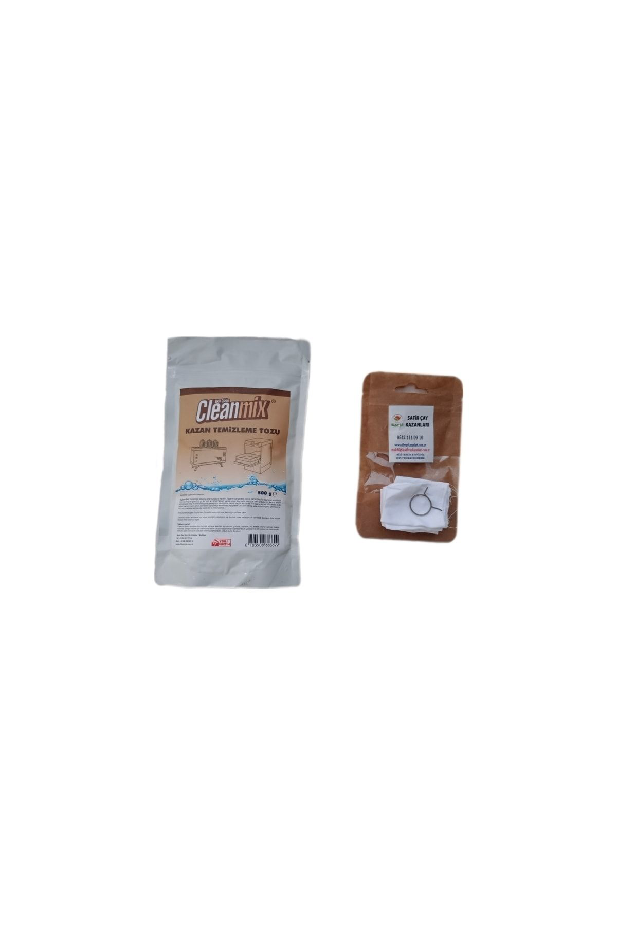 Cleanmix Safir 500 Gr. Çay Kazani Organik Kireç Temizleme Tozu Musluk Bezi