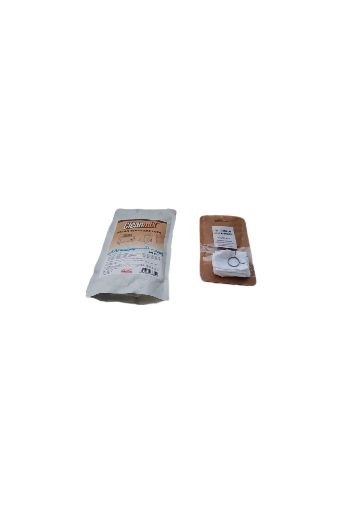 Cleanmix Safir 500 Gr. Çay Kazani Organik Kireç Temizleme Tozu Musluk Bezi