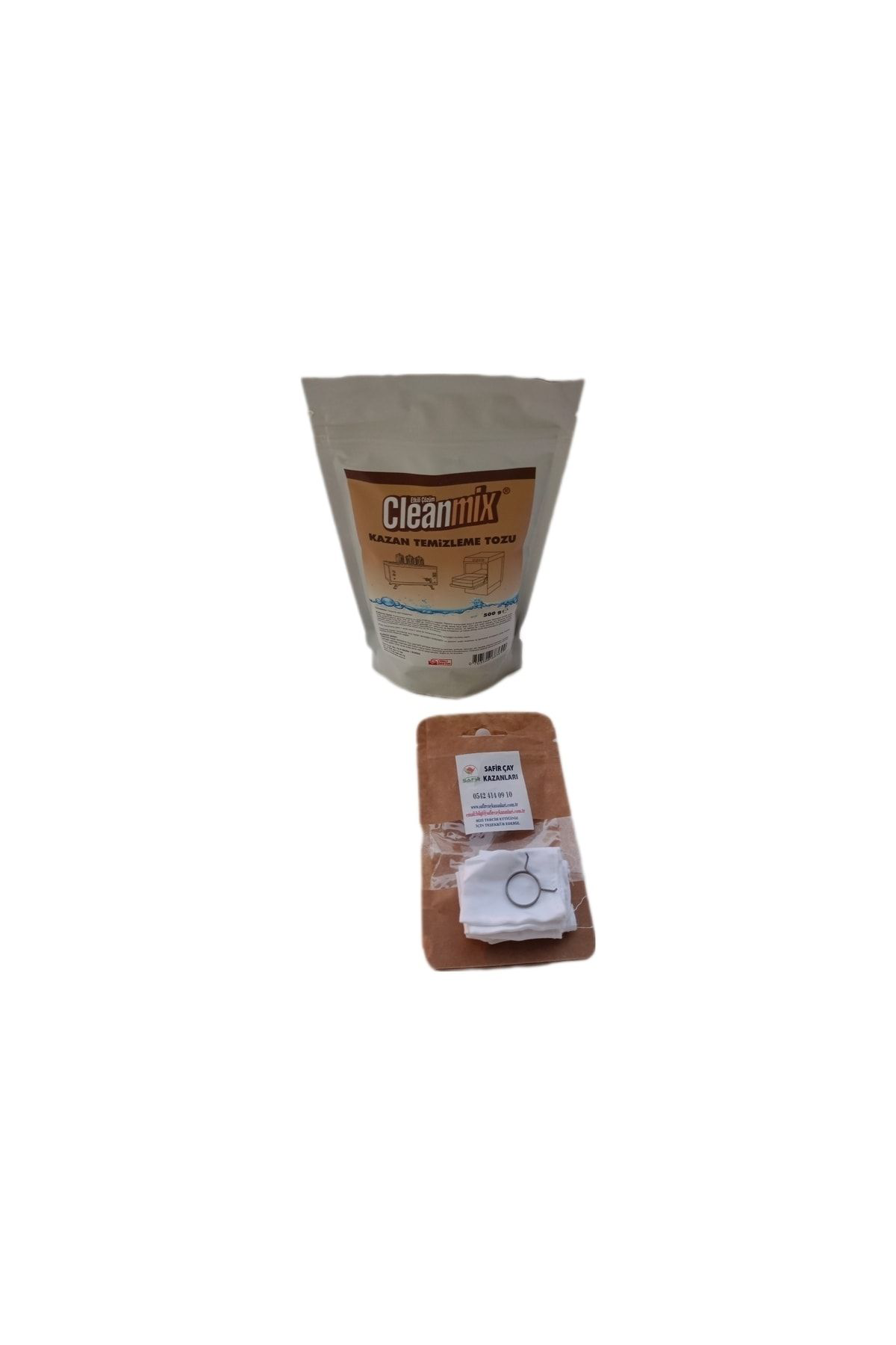 Cleanmix Safir 500 Gr. Çay Kazani Organik Kireç Temizleme Tozu Musluk Bezi