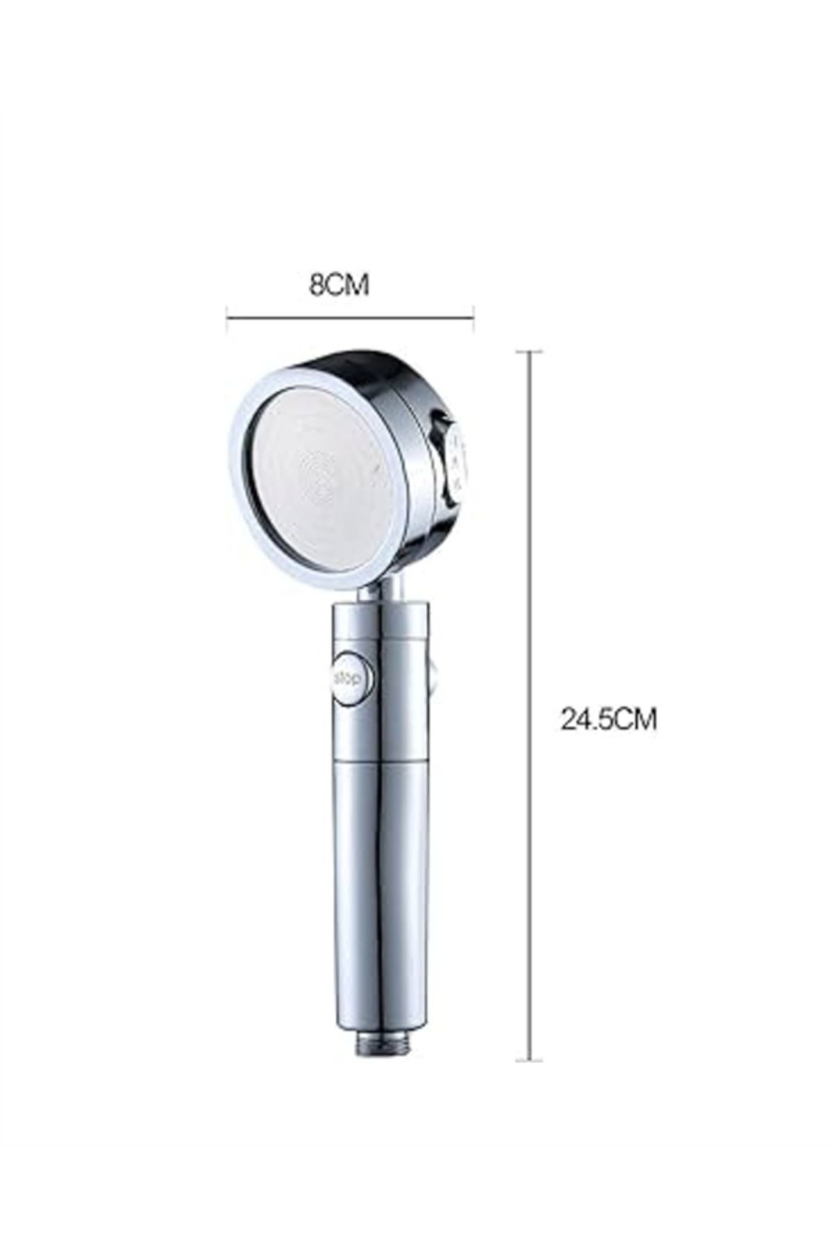 Sağlam Metal Hortum Bağlantılı, 360° Hareketli Duş Başlığı