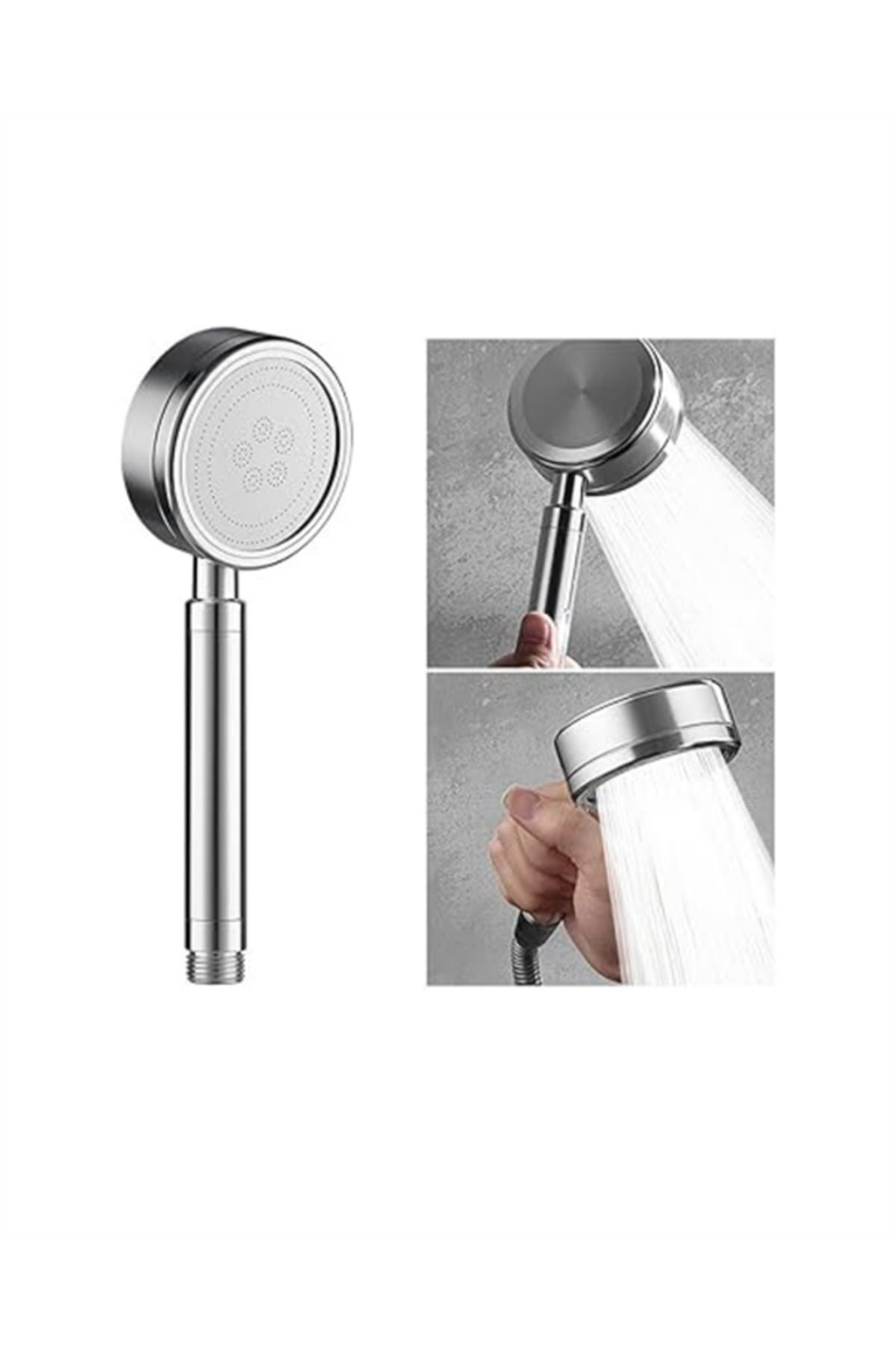 Sağlam Metal Hortum Bağlantılı, 360° Hareketli Duş Başlığı