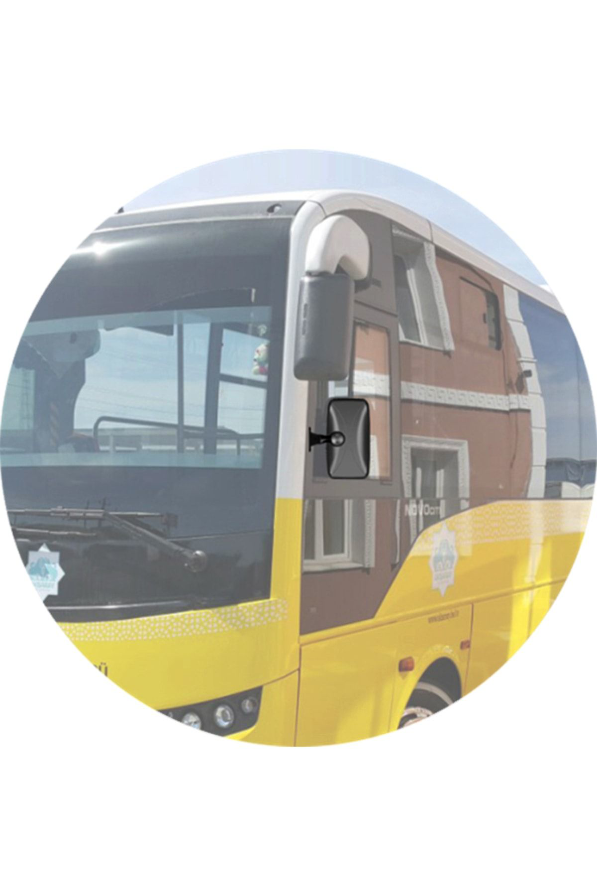 Motaysan Şahin Universal Midibüs Minibüs Otobüs Yan Ayna 150X270 Mm