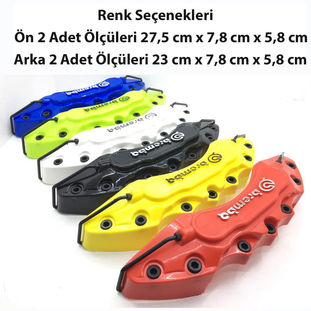 Drs Tuning Same Delfino Uyumlu Brembo Mavi Kaliper Kapaği 4 Parça Ön Arka Se