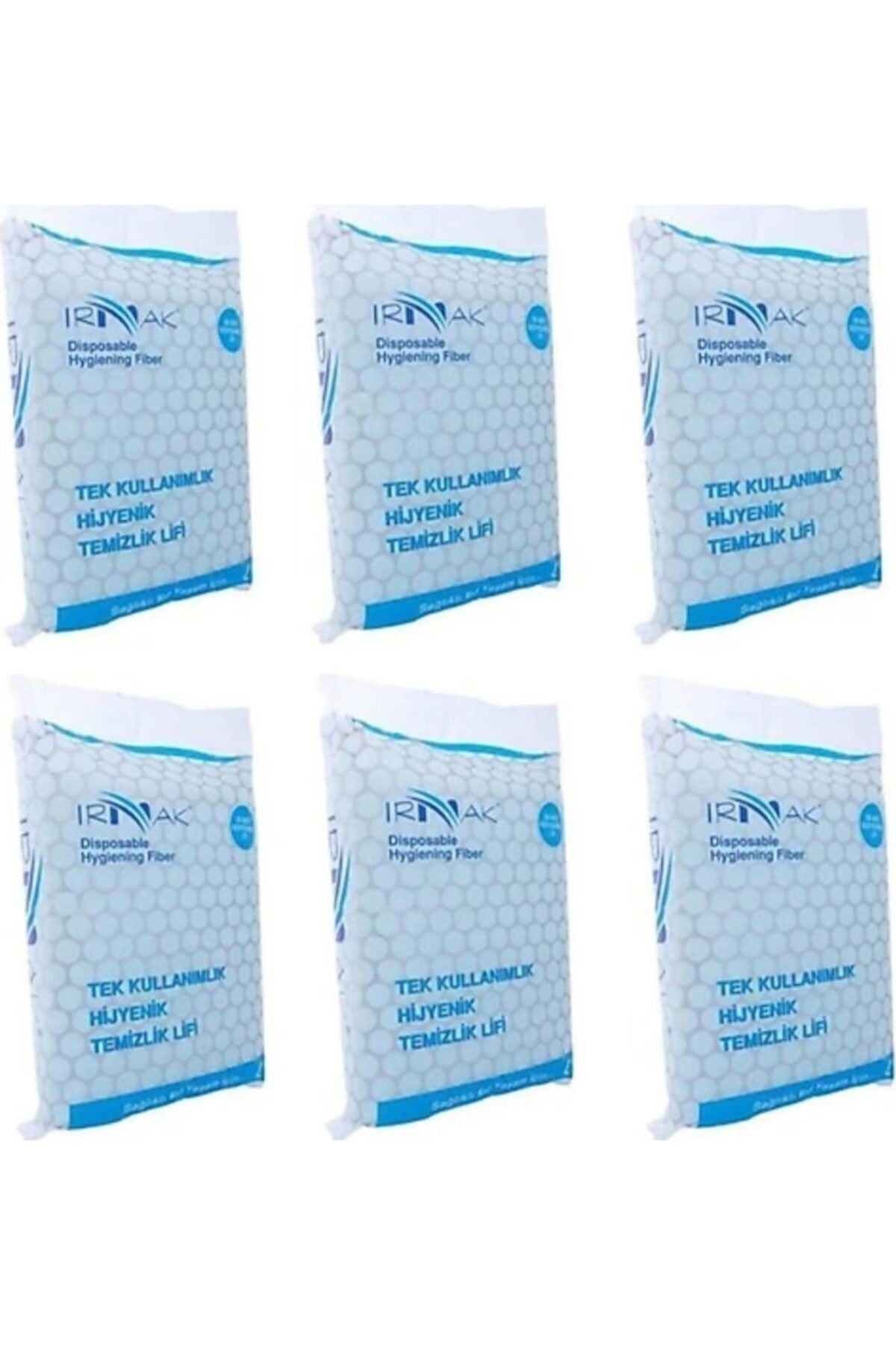 İrmak Şampuanli Hasta Vücut Yikama Lifi 6 Paket 120Adet