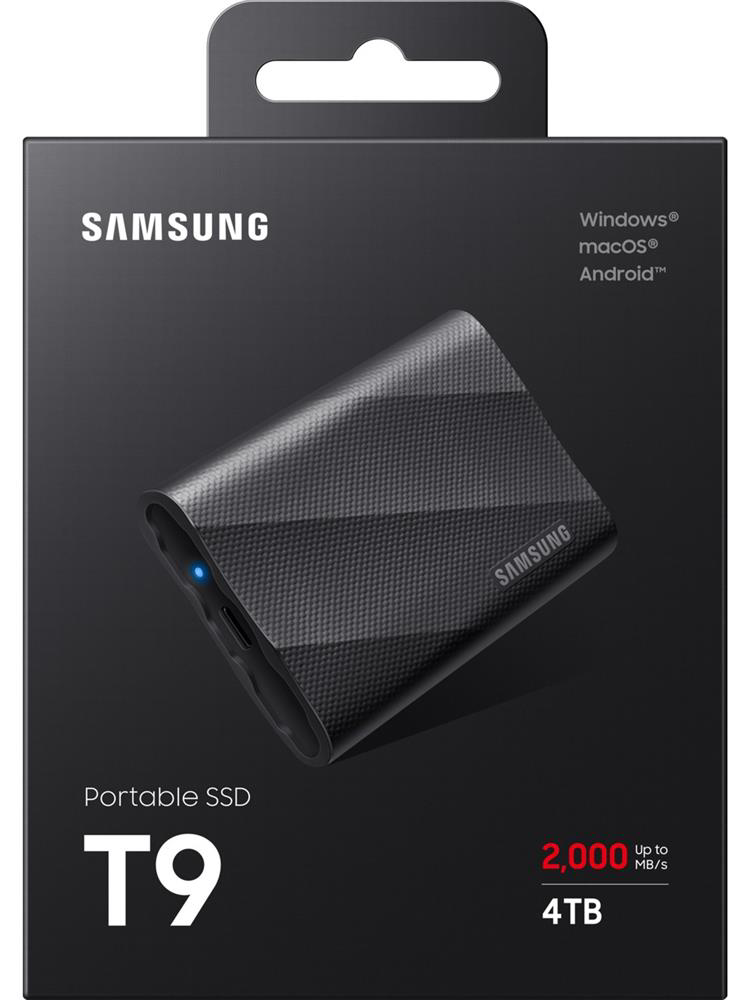 Samsung 1TB T9 MU-PG1T0B-WW 2.000Mb-sn USB 3.2 Gen 2x2 Tasinabili