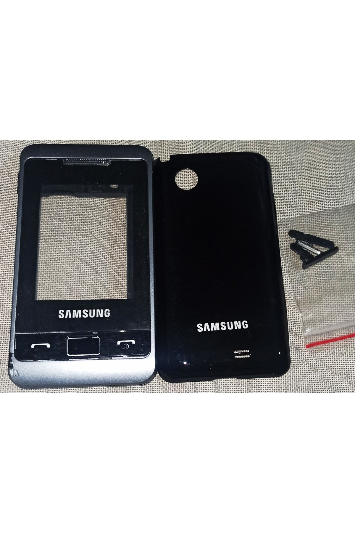 Blackdemss Samsung C3303 Orjinal Komple Kasa Kapak Tuşlar Full Set Eksiksiz