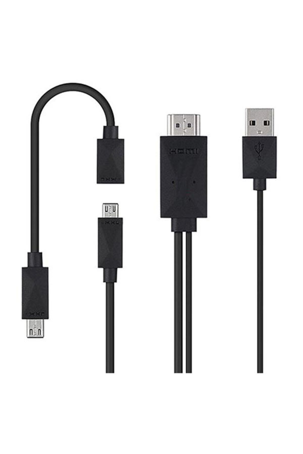 Ok Aksesuar Samsung S2+S3+S4 + Android Telefonlar Uyumlu Hdmi Çevirici Kablo