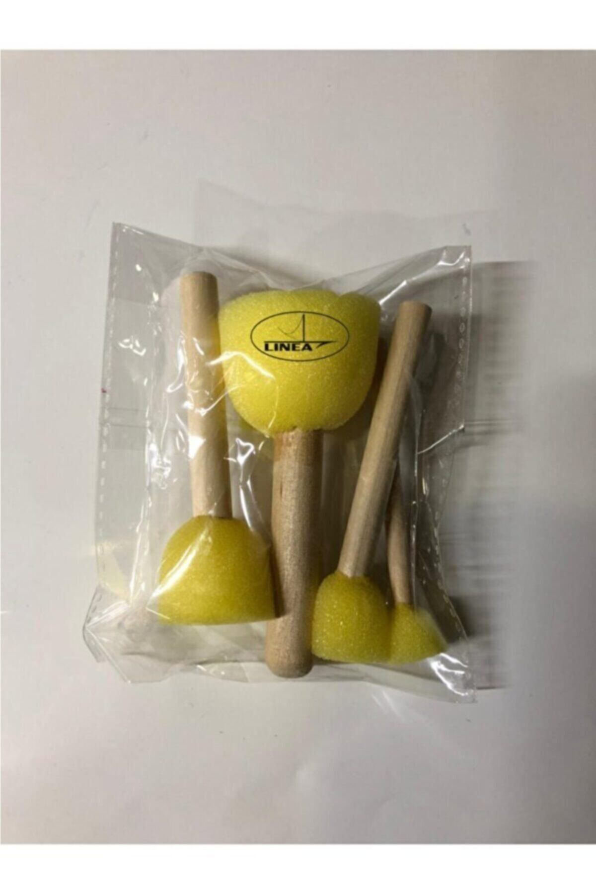 Linea Sanatsal Ponpon Firça Tampon Firça 4'Lü P.F