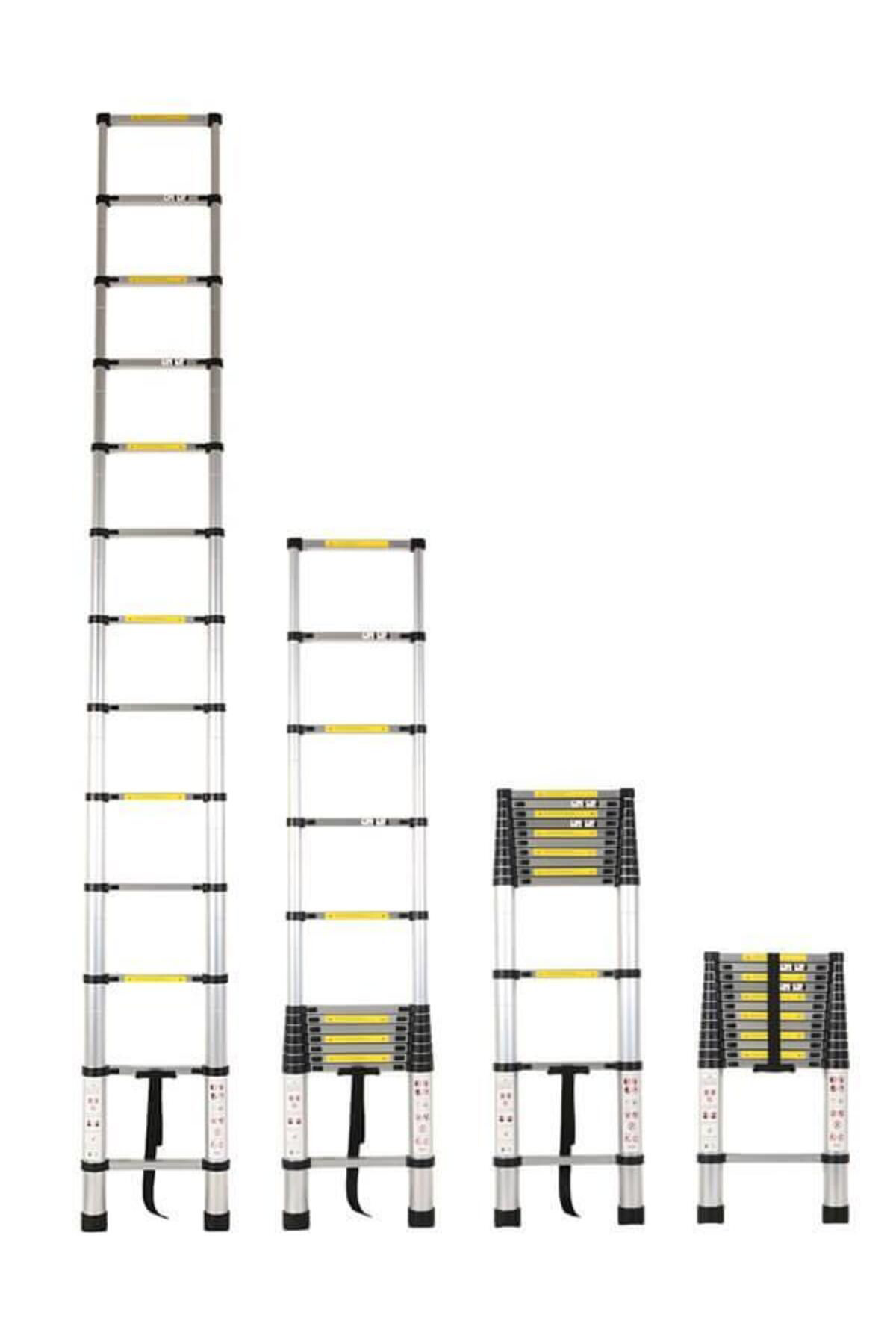 K&A Sarayli Teleskopik Merdiven 13 Basamak 3.80 Metre