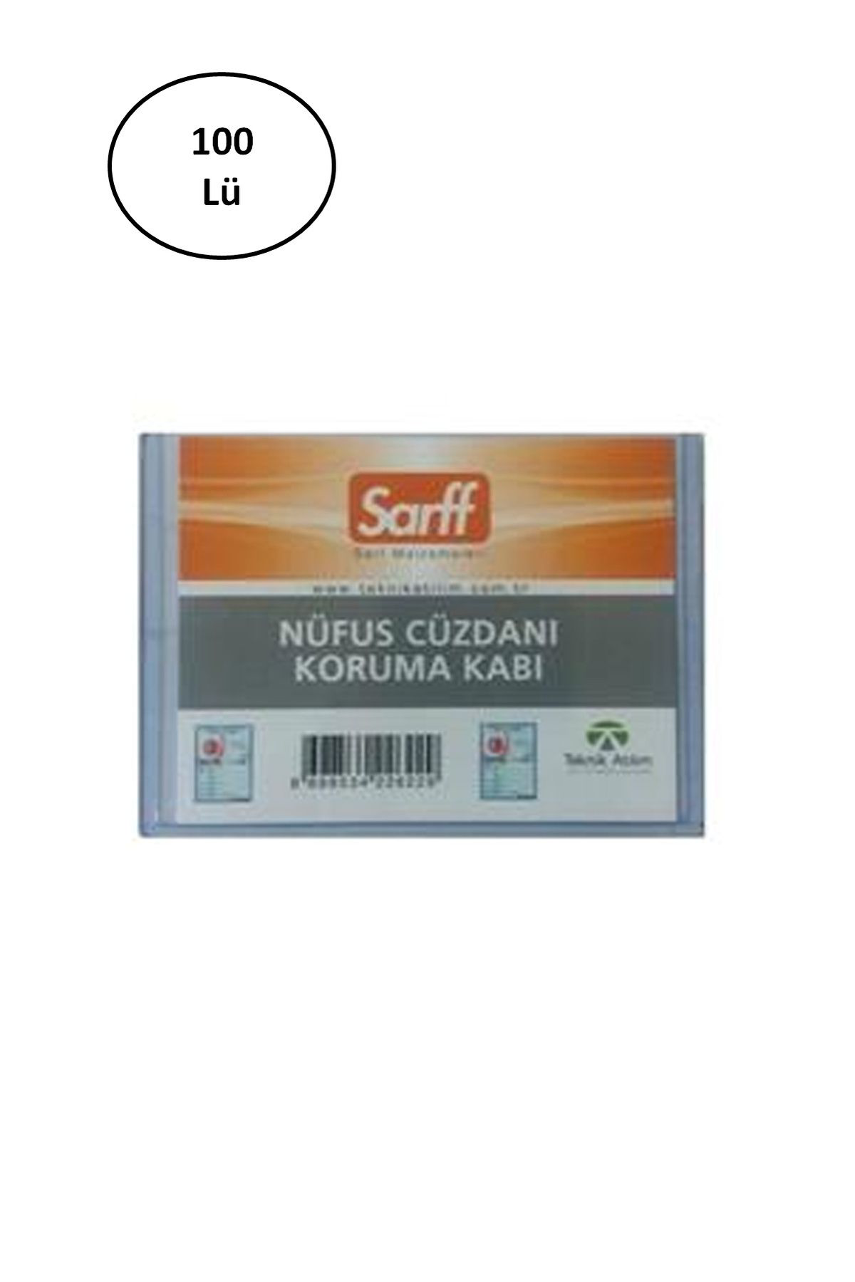 Cexos Sarff Nüfus Cüzdani Kabi Pvc Lüx A-032H 100'Lü - Cbt6464-9246