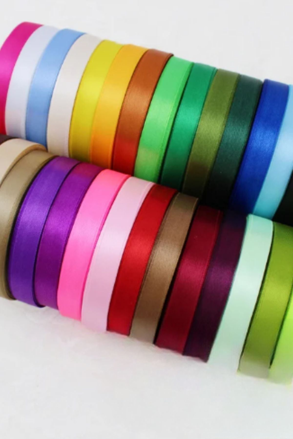 Ok Aksesuar Saten Kurdele 2 Cm 10 Metre Haki