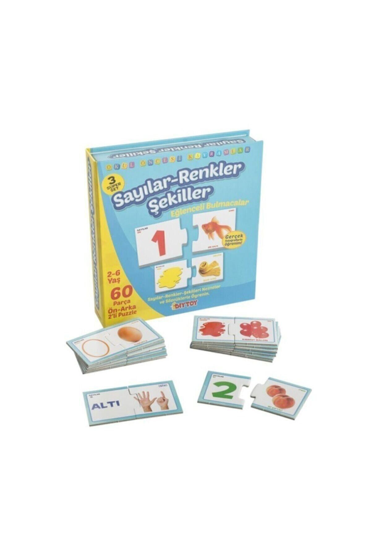Diytoy Sayilar Renkler Şekiller Bulmaca
