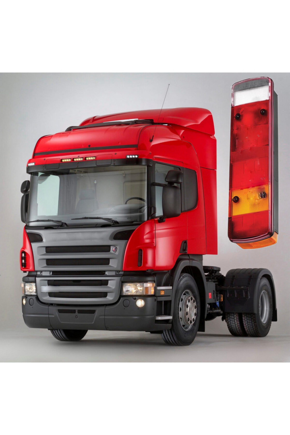 Marstech Scania P-G-R-T Serisi Sol Arka Stop Lambasi Kablolu Plakali