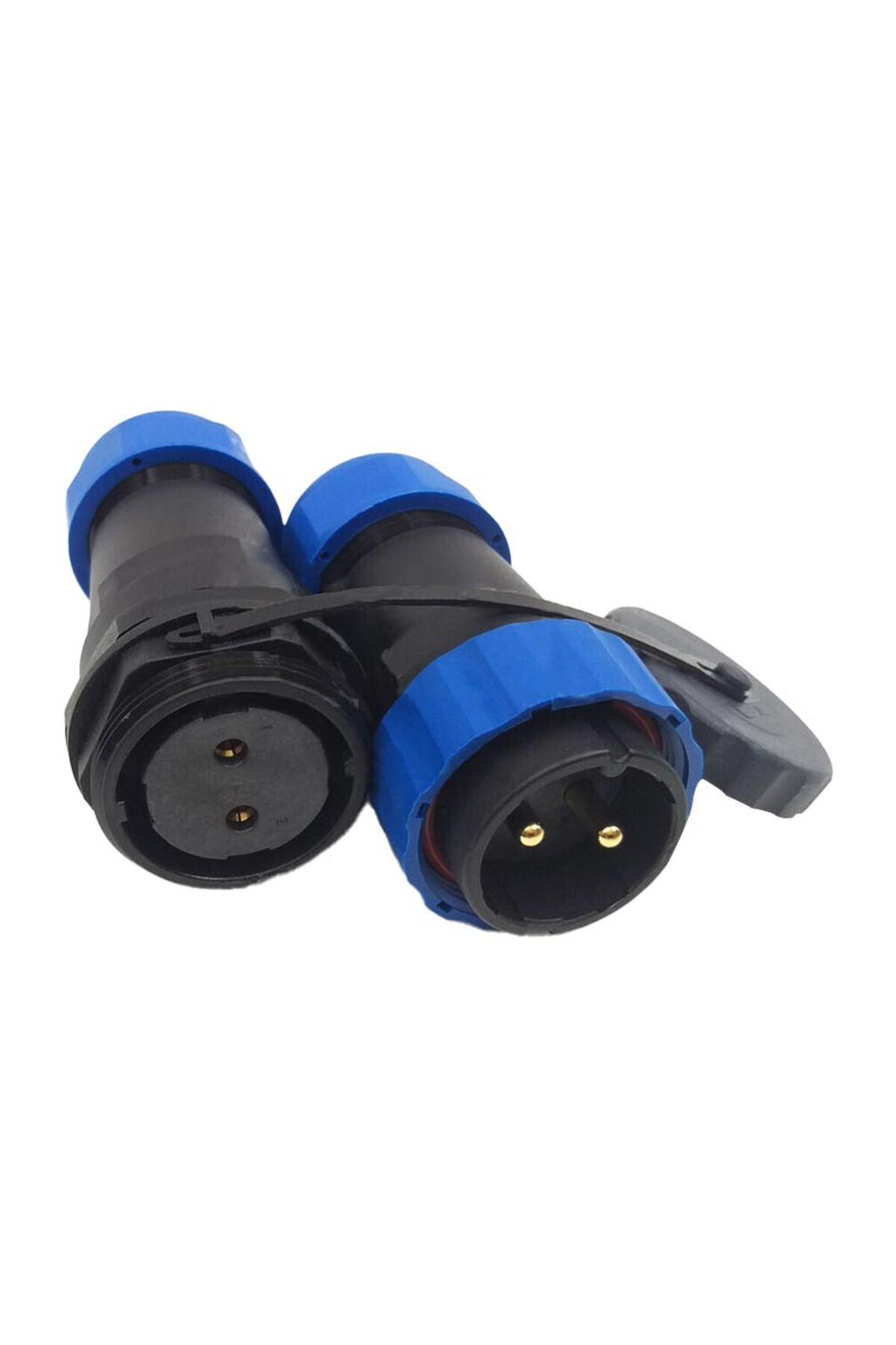 Robotrend Sd28 Su Geçirmez 28 Mm 2 Pin Erkek-Dişi Düz Kablo Konnektör