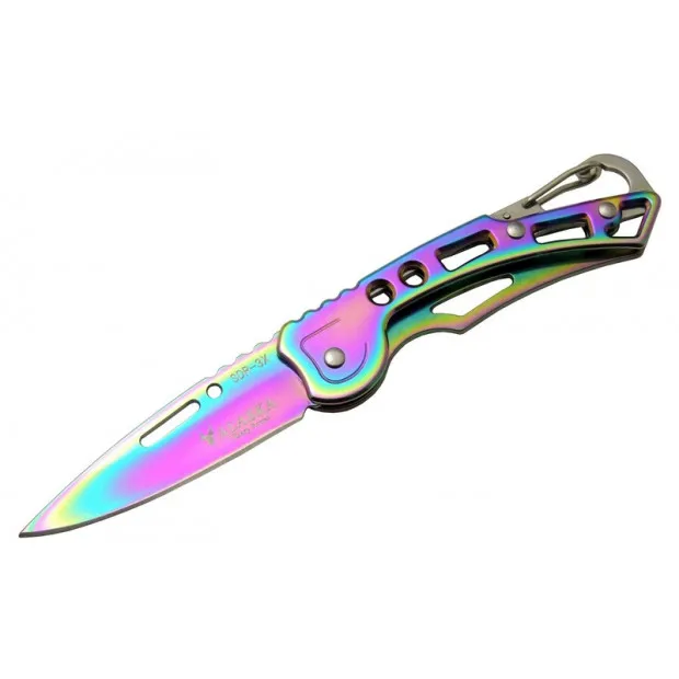 Just Cheap Store Sdr-3X Gökkuşaği Metal Çaki 15,5 Cm Manuel, Kemerlikli