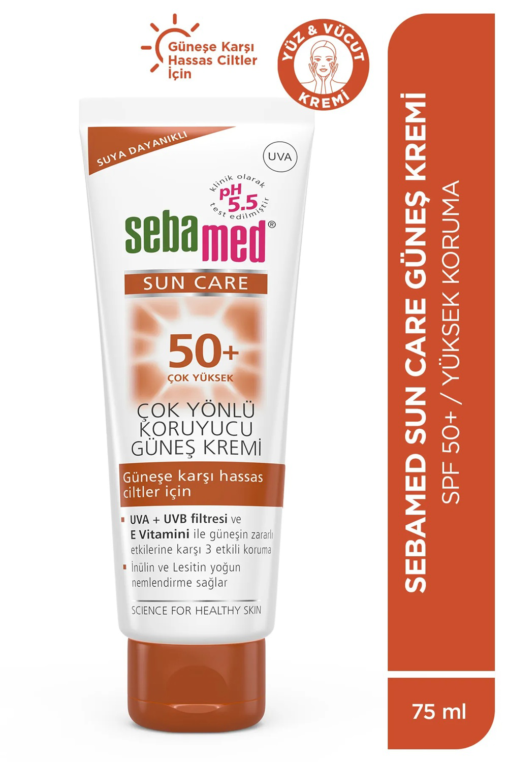 Sebamed  Sun Care Çok Yönlü Koruyucu Güneş Kremi Spf50+ 75 Ml