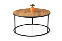 Sivas Gözde Mobilya Sedef Metal Orta Sehpa 80X41cm
